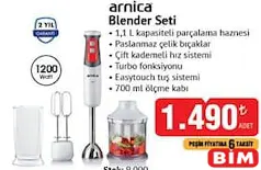 ARNİCA BLENDER SETİ 1200 W